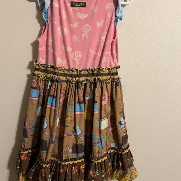 Matilda Jane Butternut Tank Dress Paint By Numbers Hot Air Balloons - Picture 2 of 3